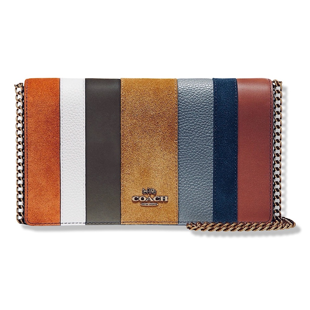Coach Multicolor Striped Crossbody Bag